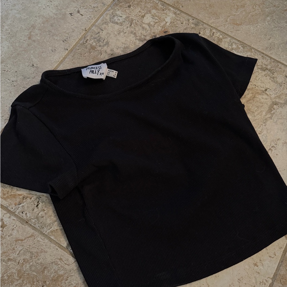 Princess Polly Ribbed Crop Top - Picture 2 of 3